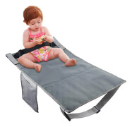 79 x 44cm Kids Airplane Seat Extender Portable Travel Seat Cushion(Gray)