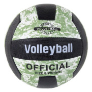 Grön och svart volleybollboll, storlek 5, färgglad