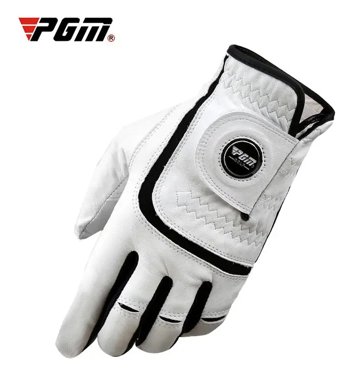 PGM Golf Sheepskin Breathable Non-slip Single Gloves for Men (Color:Left Hand Size:24)