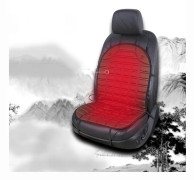 12V Heated Two-seater Car Seat Cushion Cover Seat Heater Warmer Winter Car Cushion Car Driver Heated Seat Cushion(Grey)