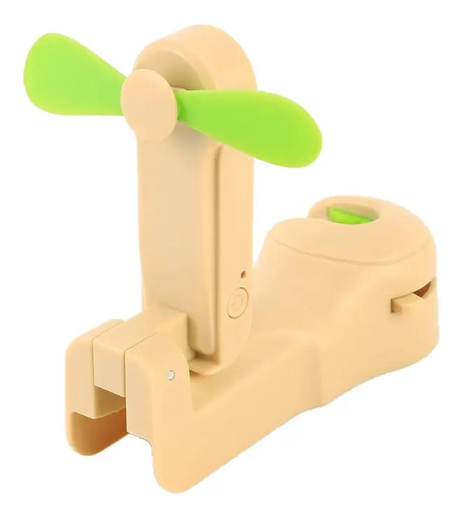 Multi-function Car Seat Back Fan Hanger Holder (Beige)