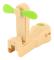 Multi-function Car Seat Back Fan Hanger Holder (Beige)