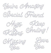 Sweet dixie cutting mall - SDD597 - Metall skärform Sentiments