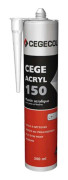 Cegecol - 610664 - CEGE ACRYL-150, Akrylspackel för efterbehandling och tätning av fogar, Vit, 300ml patron
