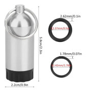 SALALIS Scuba Cylinder Ventil tätningsring (silver)