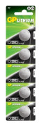 GP CR 2032, litiumbatteri 5-pack