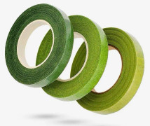 Maskeringstejp - maskeringstejp Lebq - FBASLQ2775 - Paket med 3 Florist Green Tape 1/2 tum per 90 fot (flerfärgad)