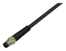 BKL Electronic 2700019 sensor-/aktor-anslutningskabel M8-kontakt, rak 5 m, poler: 3, 1 st