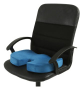Office Gel Cushion Beauty Buttocks Anti-hemorrhoid Cushion(Super Soft Cloth Blue)