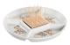 Tilltuggsset DKD Home Decor 23,5 x 23,5 x 7 cm Naturell Röd Multicolour Stengods Cottage Hus