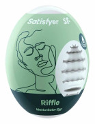 Onaniägg Satisfyer Riffle Grön - Stimulerande sexleksak för intensiv njutning och ökad tillfredsställelse.
