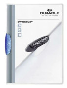 Klämmapp blå Swingclip A4 för 30 ark m svängbar klämma