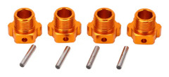 4 ST RC hex-koppling aluminiumlegering Orange höghållfast RC hex-kombinator för ZD Racing 1/7 MX 07
