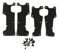 RC Upphängningsarmsskyddsbräda främre bakre svängarmsbräda för TRAXXAS 1/8 4WD SLEDG