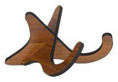 Trägitarrställ, hopfällbart träukuleleställ, bärbart instrumentställ, mandoliner och fioler, X-ram stil träställ Ukulelehylla
