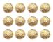 30 st 20 mm Fashion Metallspänne ihåliga knappar handverktyg dun knapp DIY dekorativa sy knappar (Silver) (2X2 cm, som visas på bilden)