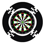 Winmau Skyddande Darttavla Omgivning Vägg Skyddsskydd Ring Enfärgad Svart -x