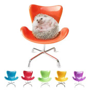 Igelkott Mini Plast Fåtölj Leksaker Dekor Bur Tillbehör Igelkott Tillbehör Foto rekvisita Stol Leksak Perfekt för små djur Hamster Fågel Papegoja Mus C