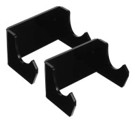 2-pack skateboard väggställ skateboardställ akryl skateboard förvaringsställ monteringsställ (12.50X7.00X7.00CM, svart)