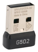 USB-mottagare 2,4 GHz Trådlös Stabil Signal Liten Portabel Hållbar ABS Metall Musadapter för G502 LIGHTSPEED Mus