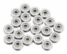 20 st, 3x12x4mm, V623ZZ V-spår kullager remskiva, för Orbital Li