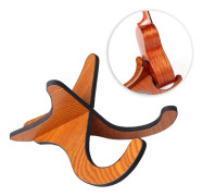 Bärbara elektriska akustiska gitarrställ Fäste Violinställningshållare för gitarrstativ i trä