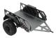 RC Car Trailer Simulering Aluminiumlegering RC Trailer Bilmodell med gummidäck för 1/8 1/10 RC Cars Titanium Färg