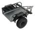 RC Car Trailer Simulering Aluminiumlegering RC Trailer Bilmodell med gummidäck för 1/8 1/10 RC Cars Titanium Färg
