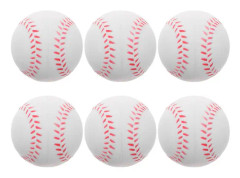Färgglad träningsboll mjukboll PU utomhusträning baseboll (5.00X5.00X5.00CM, som visas på bilden)