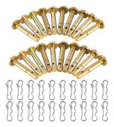 20 st klippstift + 20 st saxstift för snöslunga- 738-04124 och 714-04040 Ersättningsskärstiftssatser kompatibla med Mtd Craftsman Cub Cadet Troy