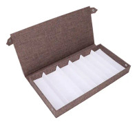 Glasögon Samlare 6 Fack Flera Glasögon Förvaringsfodral Box Organizer för Kvinnor Män Användning Kaffe