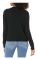 The drop - ESF23966-Black-L - Francine Cardigan för kvinnor, bekväm, V-ringad, med knappar på framsidan