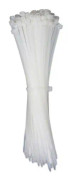 Lpgled | Nylonklämmor - Paket med 100 stycken - ökad täthet - professionell - vit (4 x 200 mm)