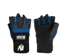 Gorilla Wear Dallas Wrist Wraps Gloves Black/Blue