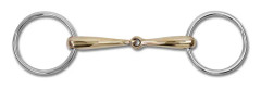 Waldhausen Snaffle Cooper Solid Guld 14.5 cm