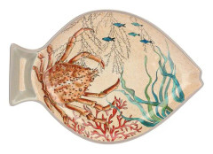 Nador tallrik - PR133201PEM - Sea Life Set med 2 fisktallrikar 100% melamin 33 x 23 cm i presentförpackning