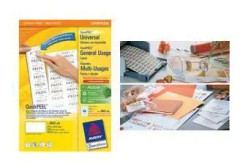 Avery-Zweckform 3659-200 Universaletiketter 97 x 42.3 mm Papper Vit 2640 st Permanent Bläckstråleskrivare, Laser, Laser