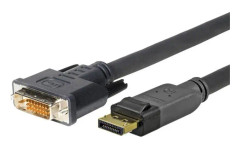 VivoLink-kabel 1,0 m Displayport - DVI-D - 1 m - DisplayPort - DVI-D - Låst - Tumskruv