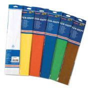 Kräpppapper, (B)500 mm x (L)2,5 m, regnbåge