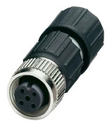 Phoenix Contact 1641688 Sensor/ställdon-kontakt, okonfektionerad M12 Hona rak Antal poler (RJ): 4 1 st