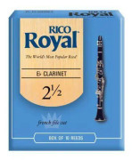 Rico RBB1025 - Övrigt - Royal vass för E flat klarinett, styrka 2,5, förpackning om 10 st.