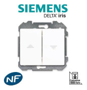 Strömställare för rulljalusi Vit Delta IRIS SIEMENS