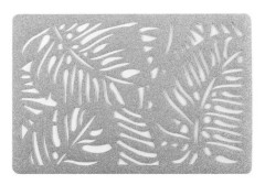 Bordstablett Med Paljetter "lena" 30x45cm Silver - Paris Prix