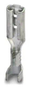 Phoenix Contact 3240152 Flatstifthylsa Anslutningsbredd: 2.8 mm Anslutningstjocklek: 0.5 mm 180 ° Oisolerad Metall 100