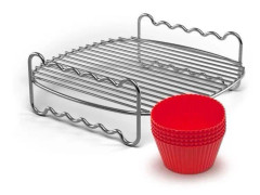 Philips HD9904/01 Philips Compact Party Kit: Grillgaller + 7 muffinsformar