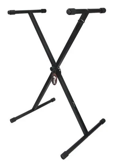 Tiger Keyboard Stand – X-Frame Height Adjustable Single Braced Stand