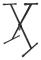 Tiger Keyboard Stand – X-Frame Height Adjustable Single Braced Stand