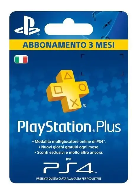 SONY PLAYSTATION PLUS-KORT HÄNGAR 90 DAGAR