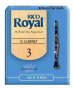 Rico Rico Royal Reeds för E flat klarinett, styrka 3.0, förpackning om 10 st