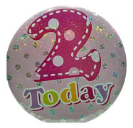 Sparkle 2:a födelsedag badge